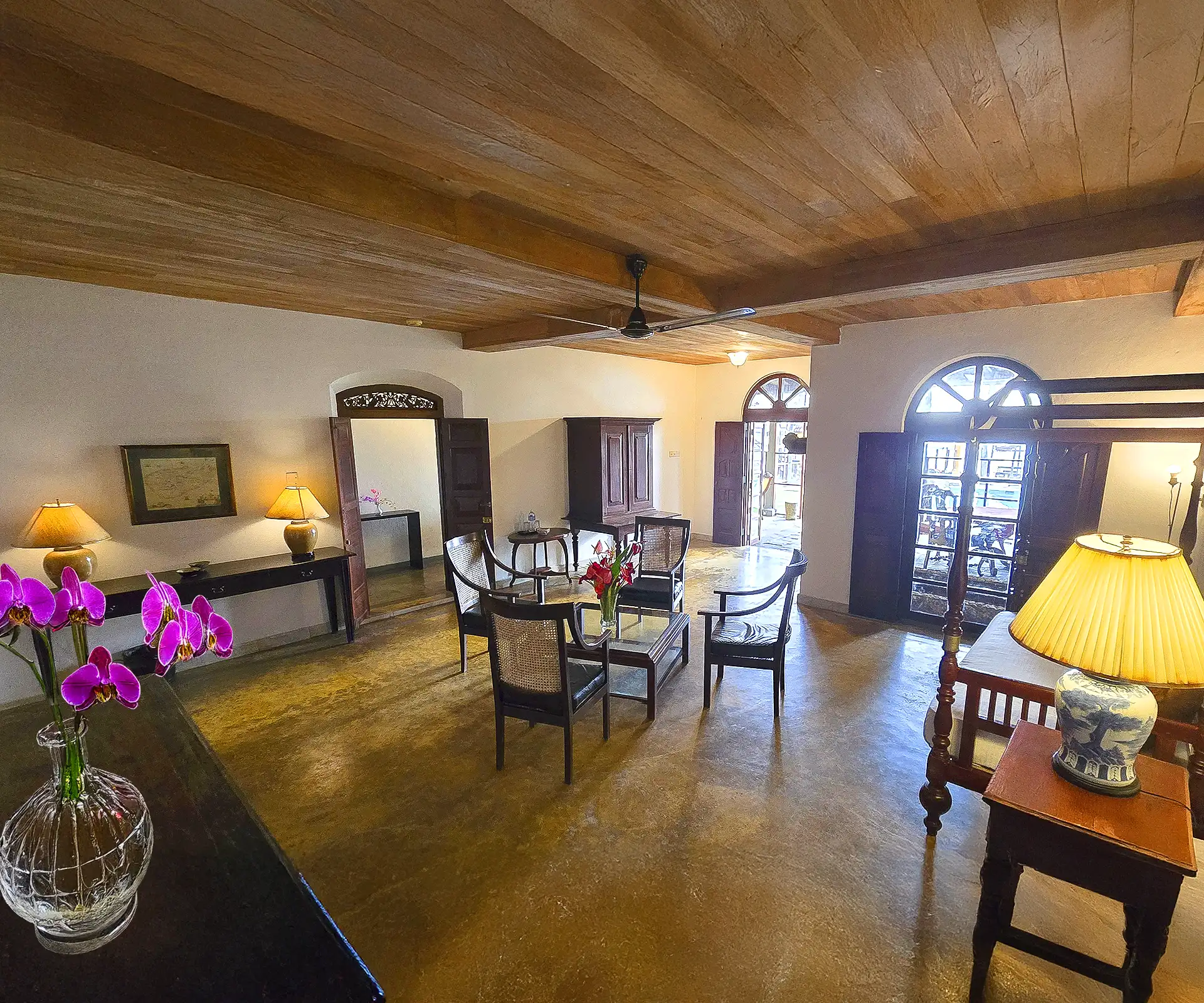 Suite Royale véranda privée sur piscine Villa Kusum | Hikkaduwa